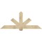 Ekena Millwork Kennewick Rough Sawn Timber Gable Bracket, Douglas Fir, 72"W x 30"H x 4"D x 6"F, 10/12 Pitch GBW072X30X0406KEN00RDF - alternate 1